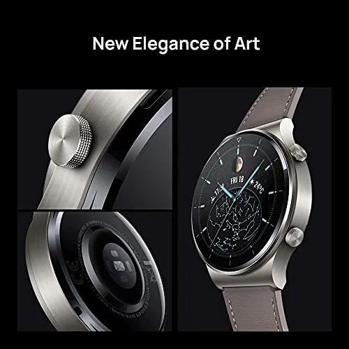 HUAWEI Watch GT 2 Pro Smartwatch, 1.39" AMOLED HD Touchscreen, 2-Week Battery Life, GPS and GLONASS, SpO2, 100  Workout Modes, Bluetooth Calling, Heartrate Monitoring, Grey