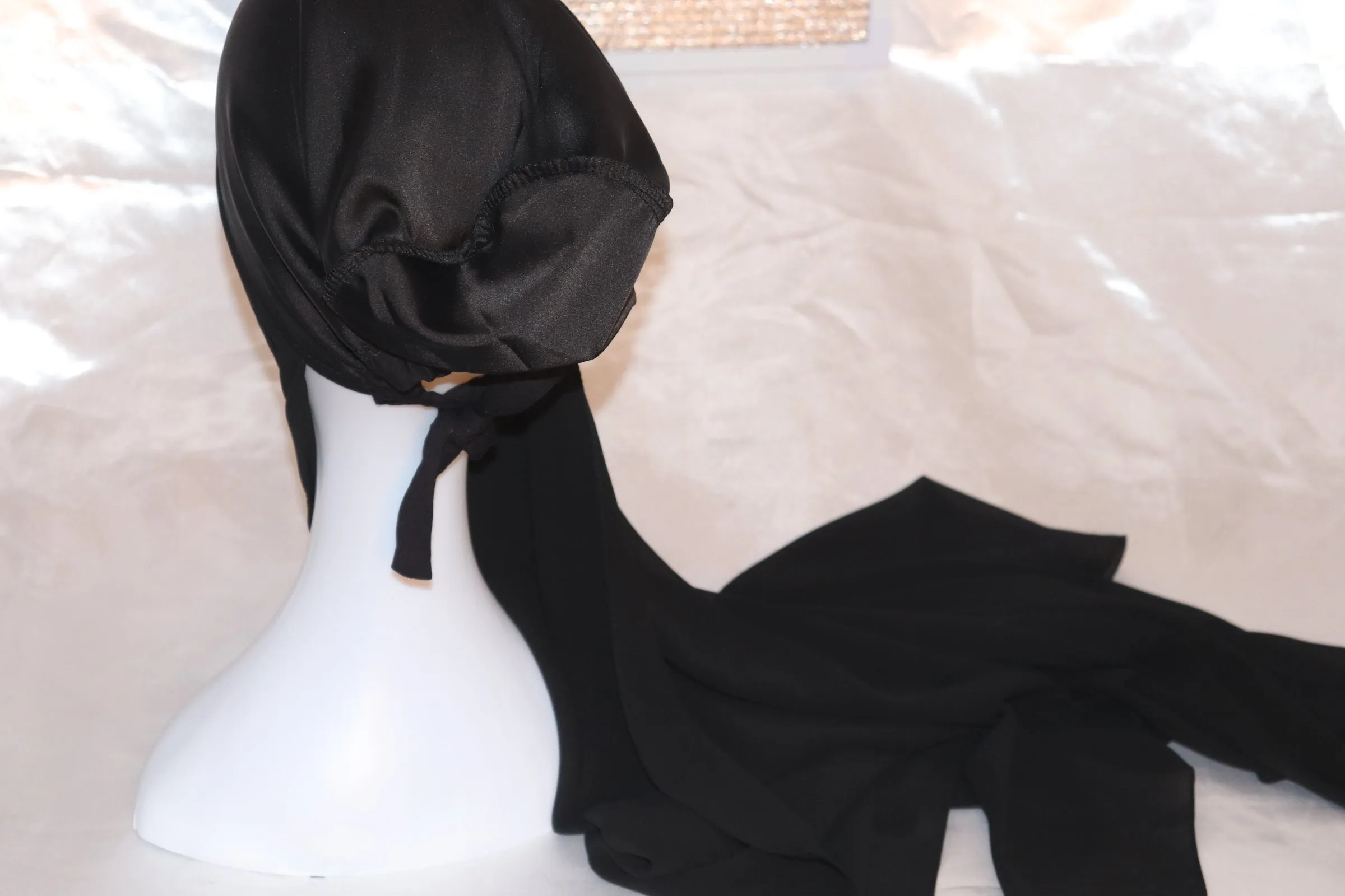 Instant Chiffon Hijab - Black
