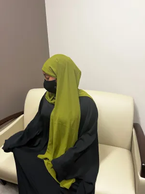 Instant Chiffon Hijab - Lime