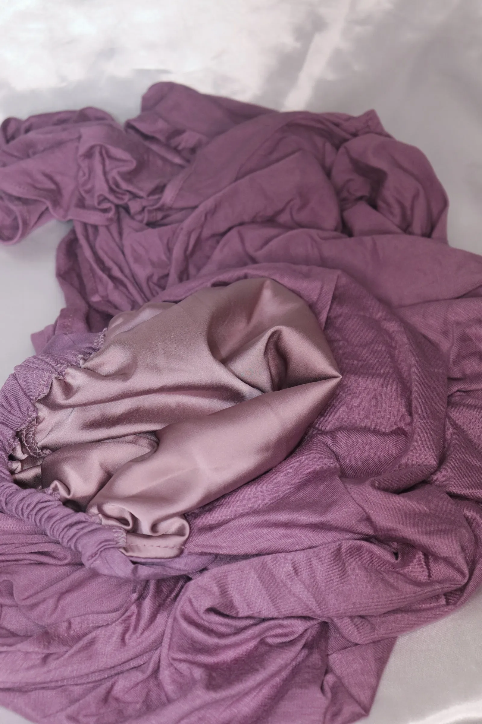 Instant Jersey Hijab - Dusty Purple