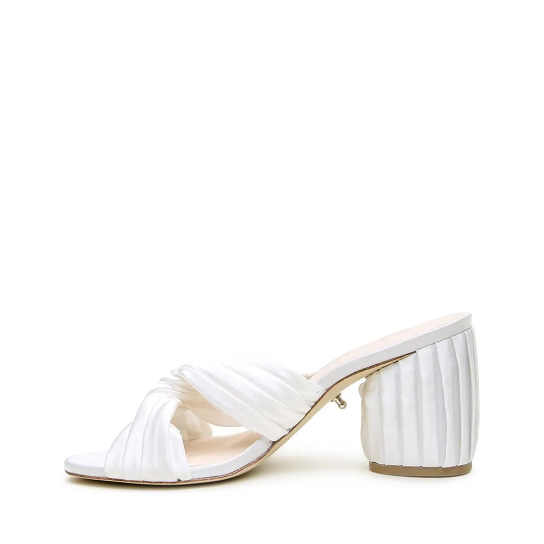 Ivory Silk Twist Sandal