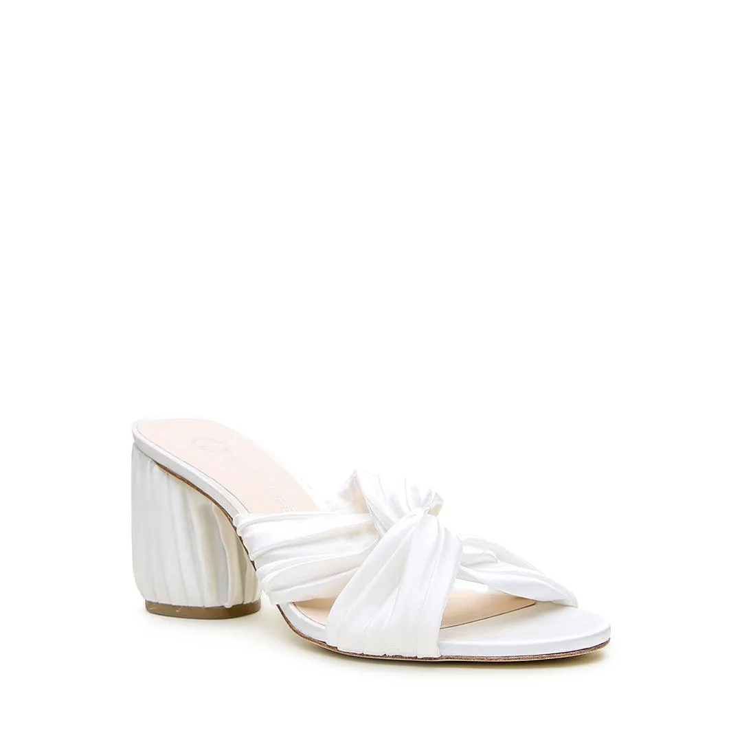 Ivory Silk Twist Sandal