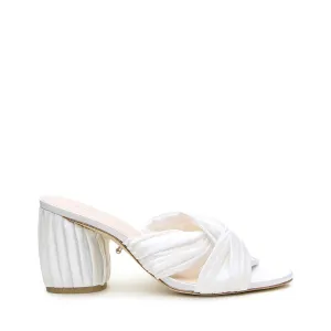 Ivory Silk Twist Sandal