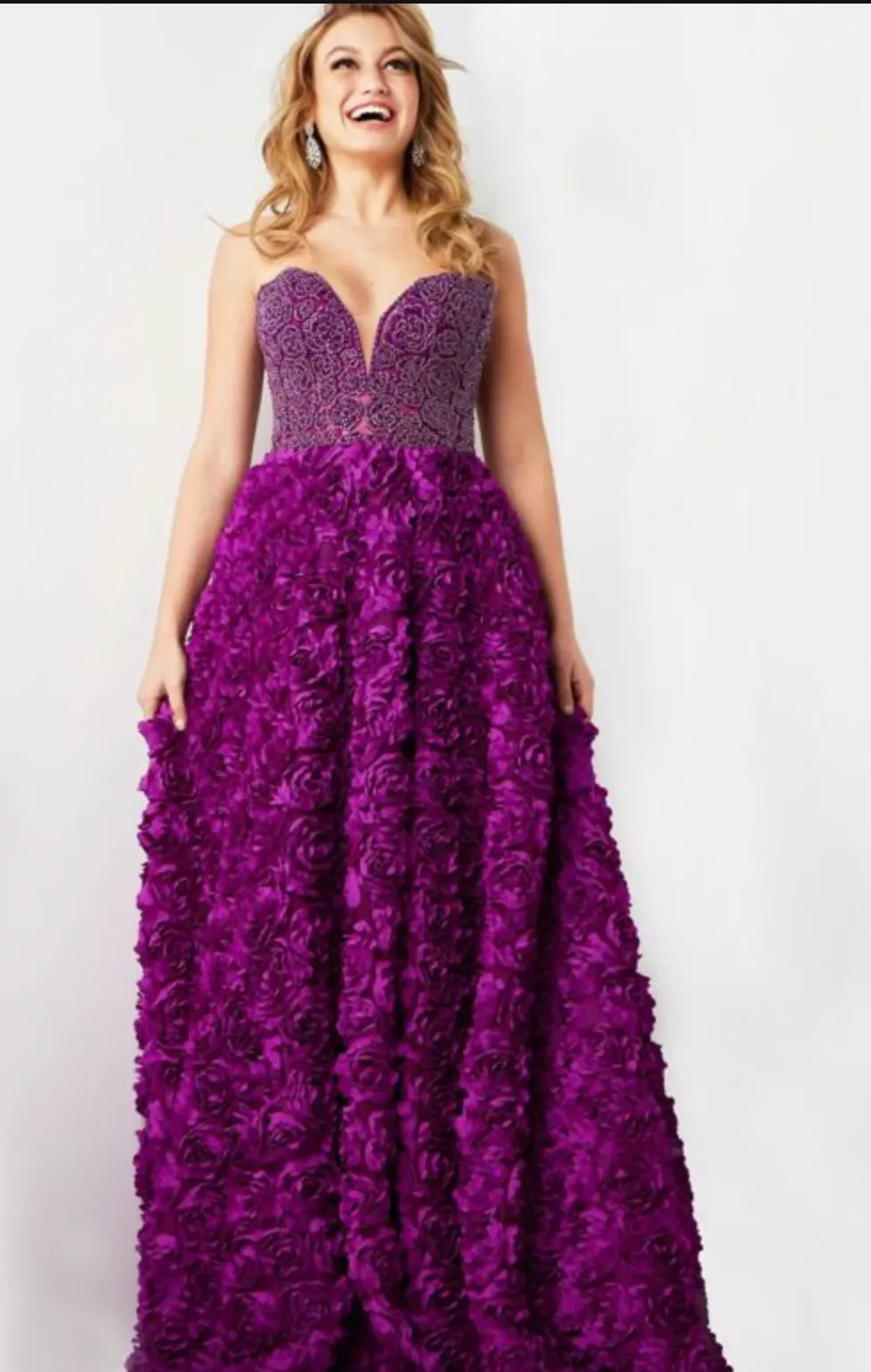 Jovani 38318 Purple Evening Dress