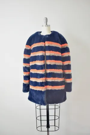 Kule Multicolor Faux Fur Coat