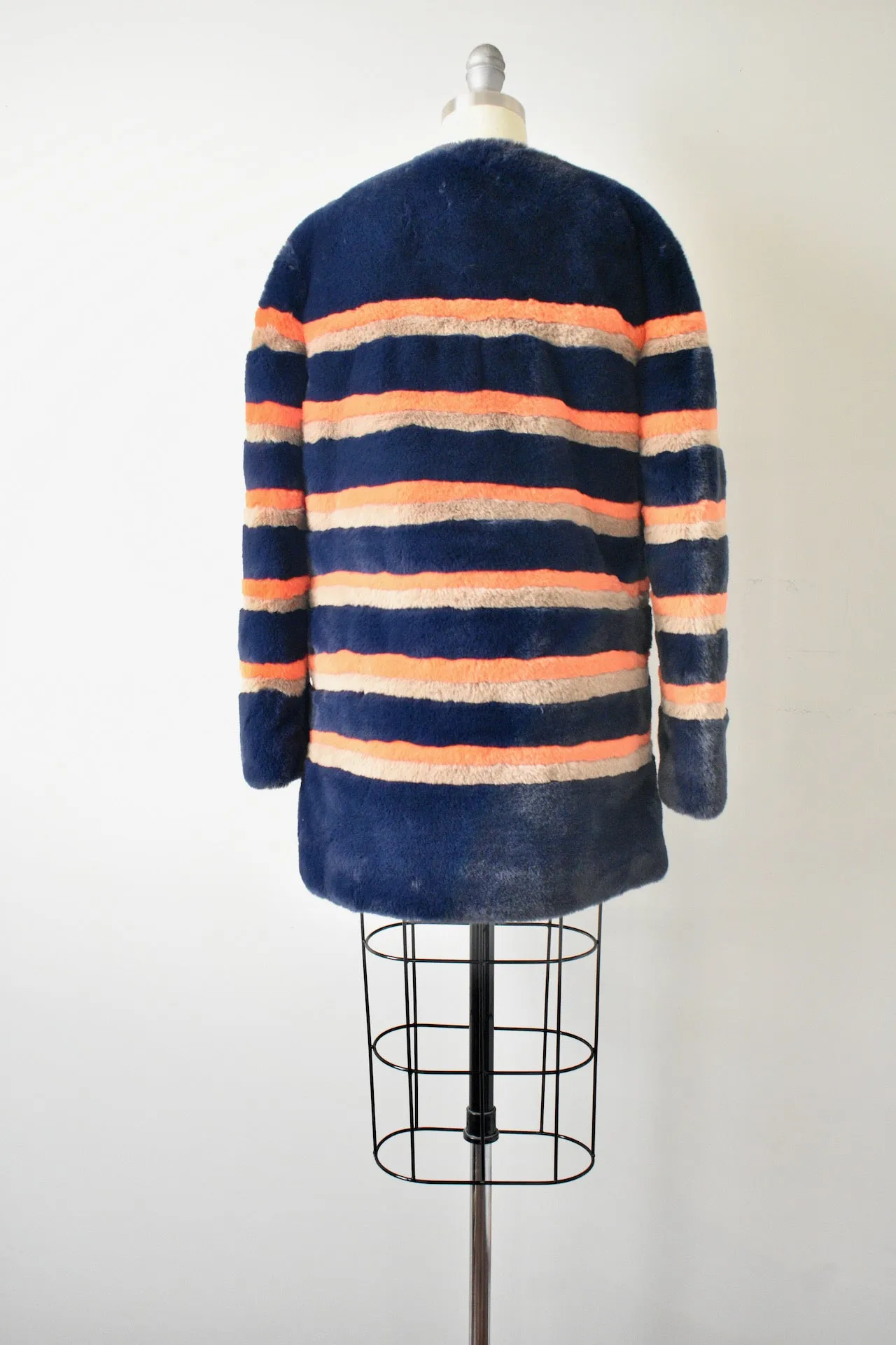 Kule Multicolor Faux Fur Coat