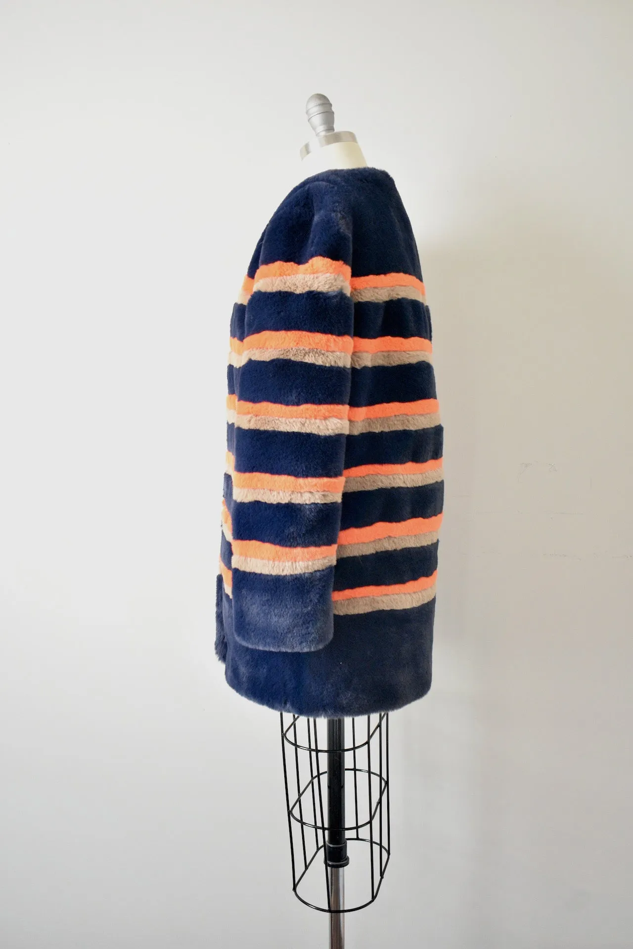 Kule Multicolor Faux Fur Coat