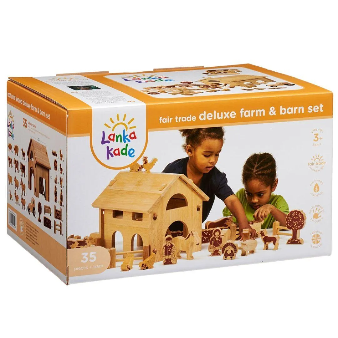 Lanka Kade Deluxe Farm Barn Set with Colourful Characters