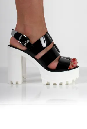 Layla Black Strappy Heel