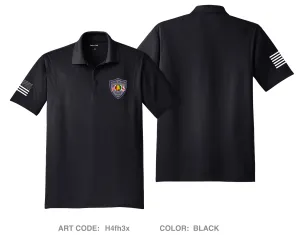 Level Plains Police Department Hi-Tech Performance Men's SS Polo - H4fh3x