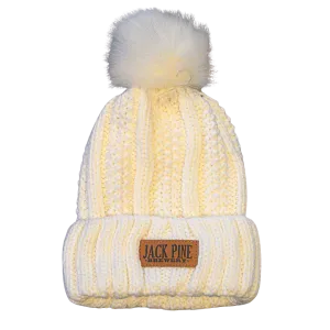 Lined Pom Pom Hat