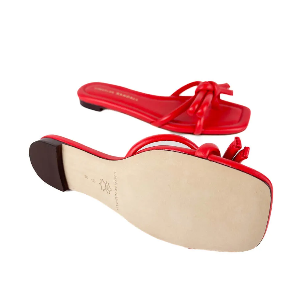 Loeffler Randall - Hadley Bow Sandal (Red)