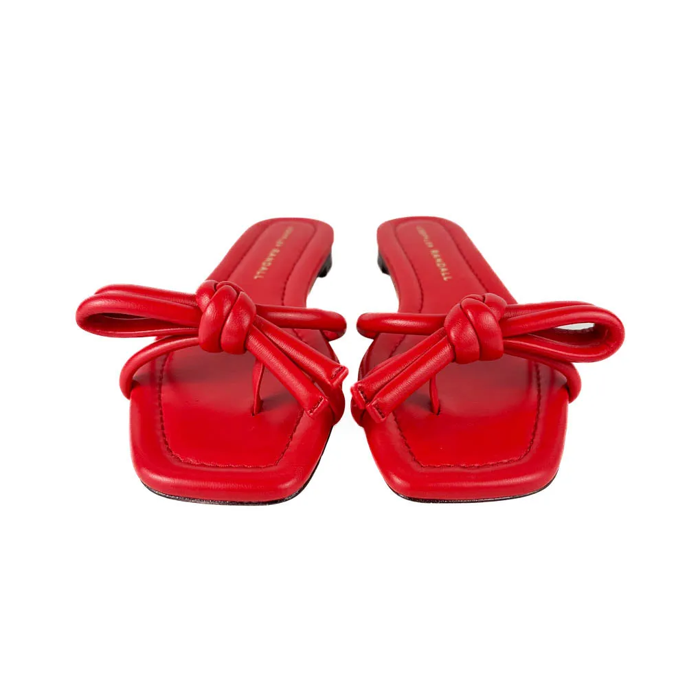 Loeffler Randall - Hadley Bow Sandal (Red)