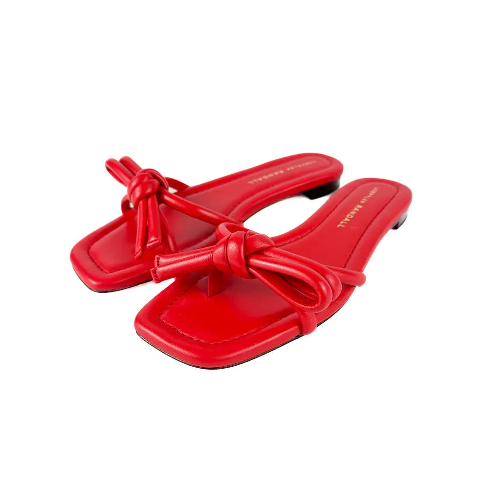 Loeffler Randall - Hadley Bow Sandal (Red)