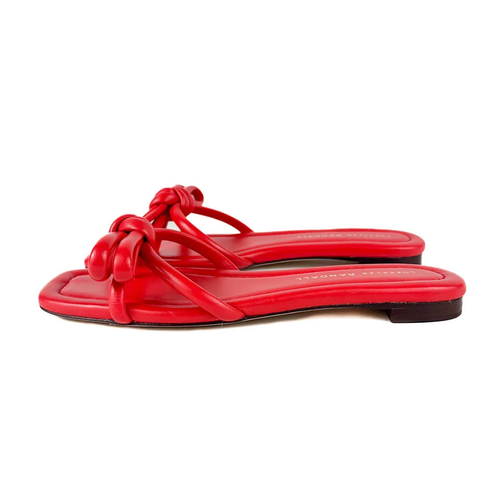 Loeffler Randall - Hadley Bow Sandal (Red)