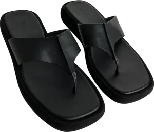 M&S Black Getaway Flatform Flip Flops UK 5 EU 38 👠