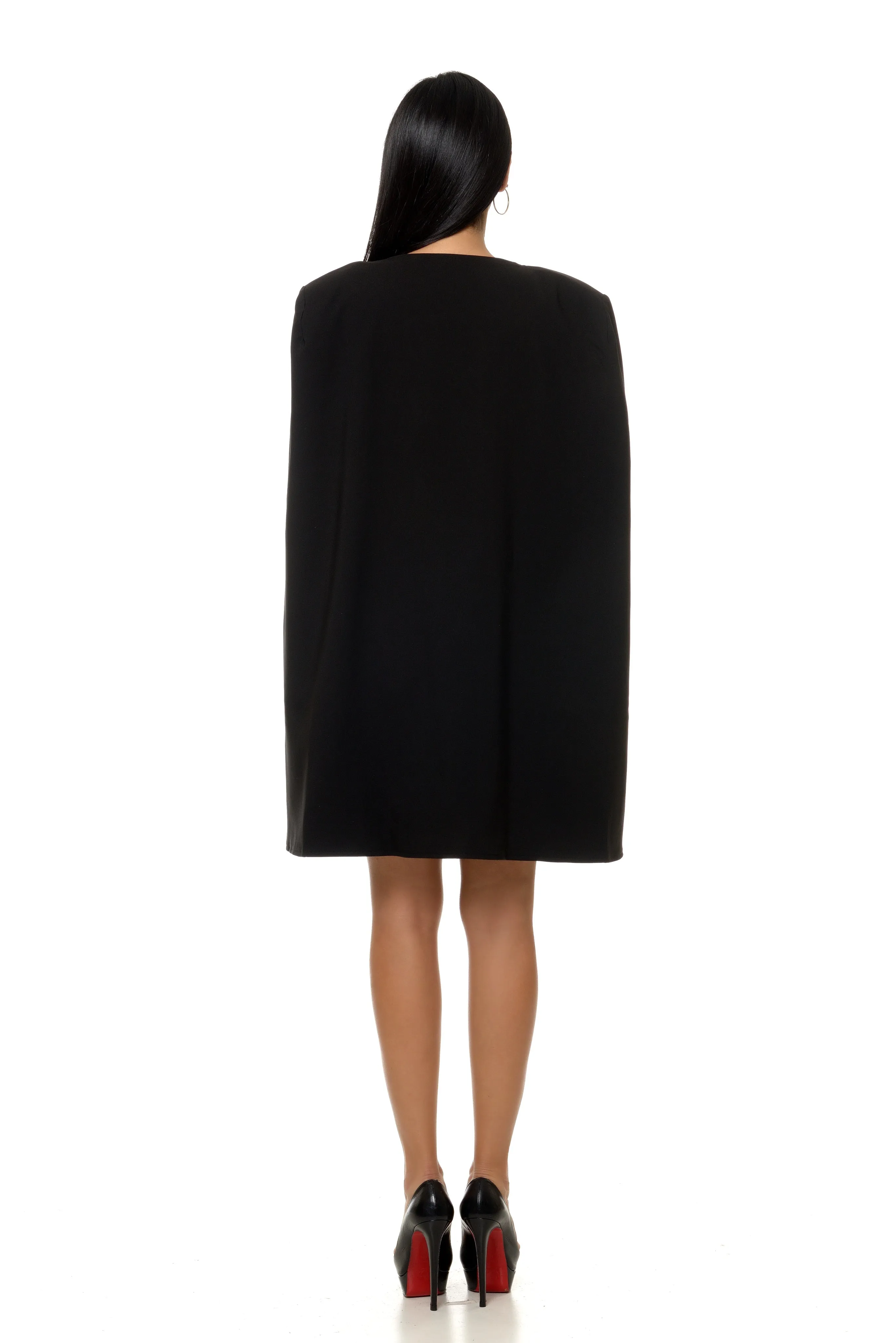 Maxine Cape Mini Dress