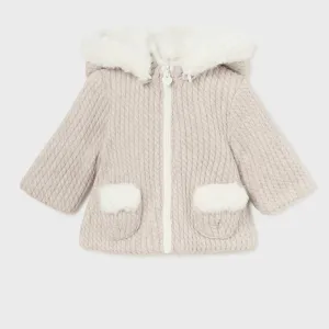 Mayoral Unisex Beige Reversible Coat