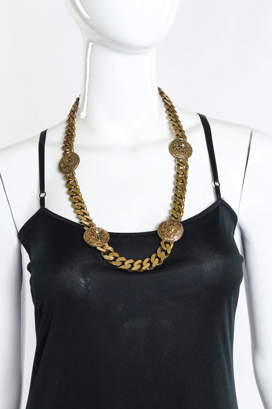 Medallion Necklace, Bracelet and Earring Set