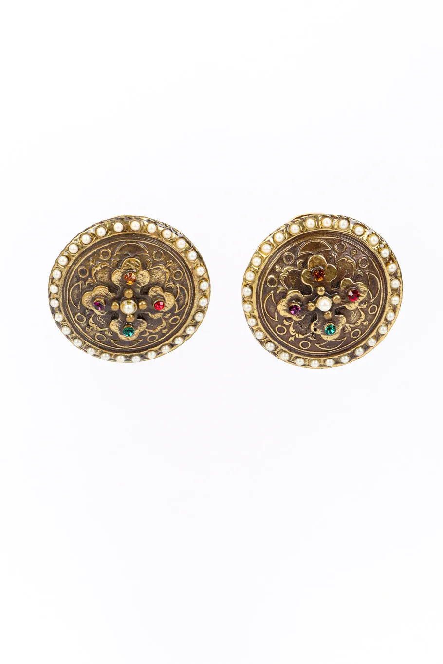 Medallion Necklace, Bracelet and Earring Set