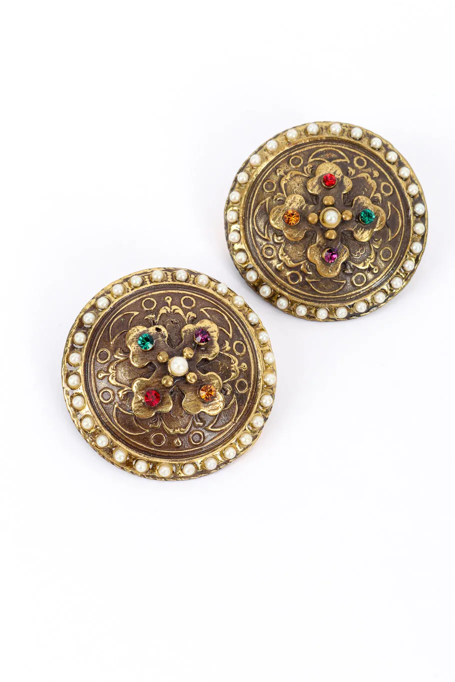 Medallion Necklace, Bracelet and Earring Set
