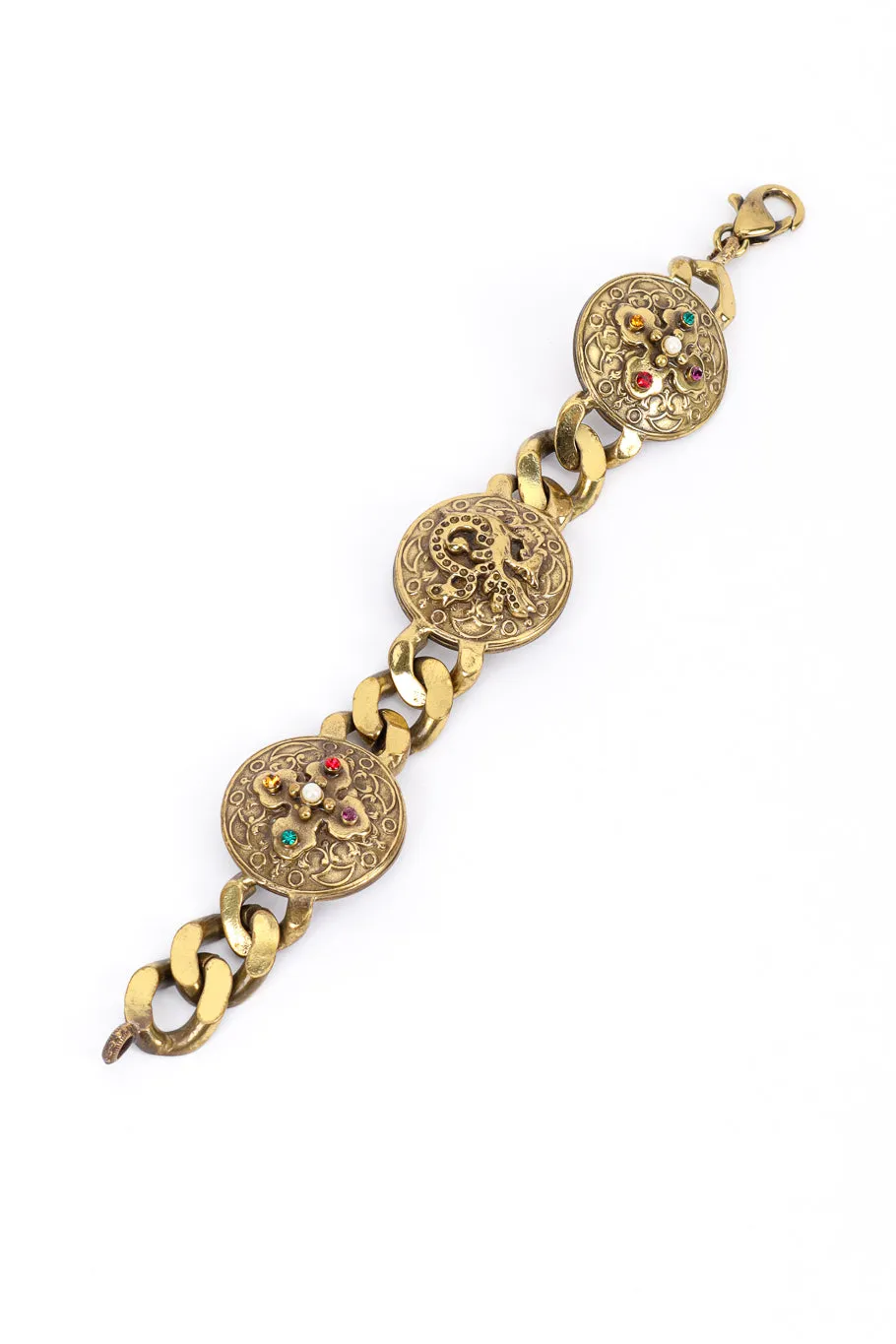 Medallion Necklace, Bracelet and Earring Set