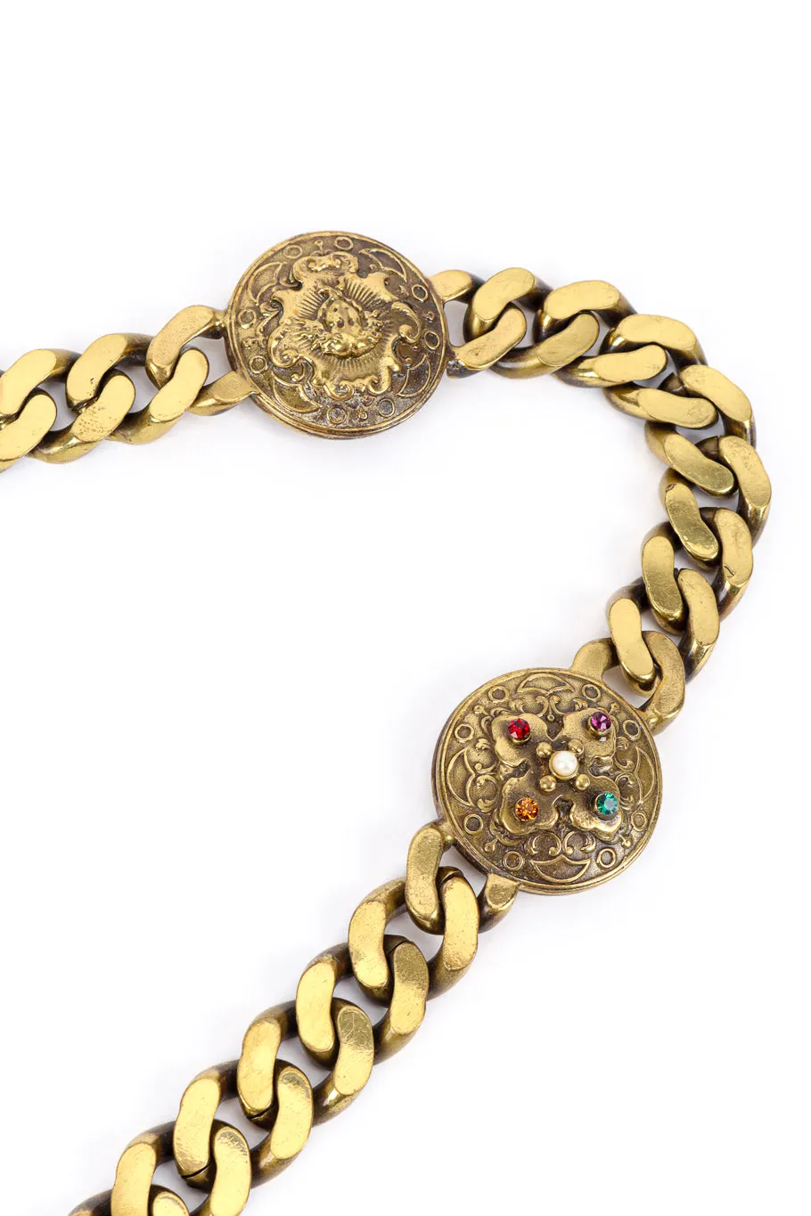Medallion Necklace, Bracelet and Earring Set