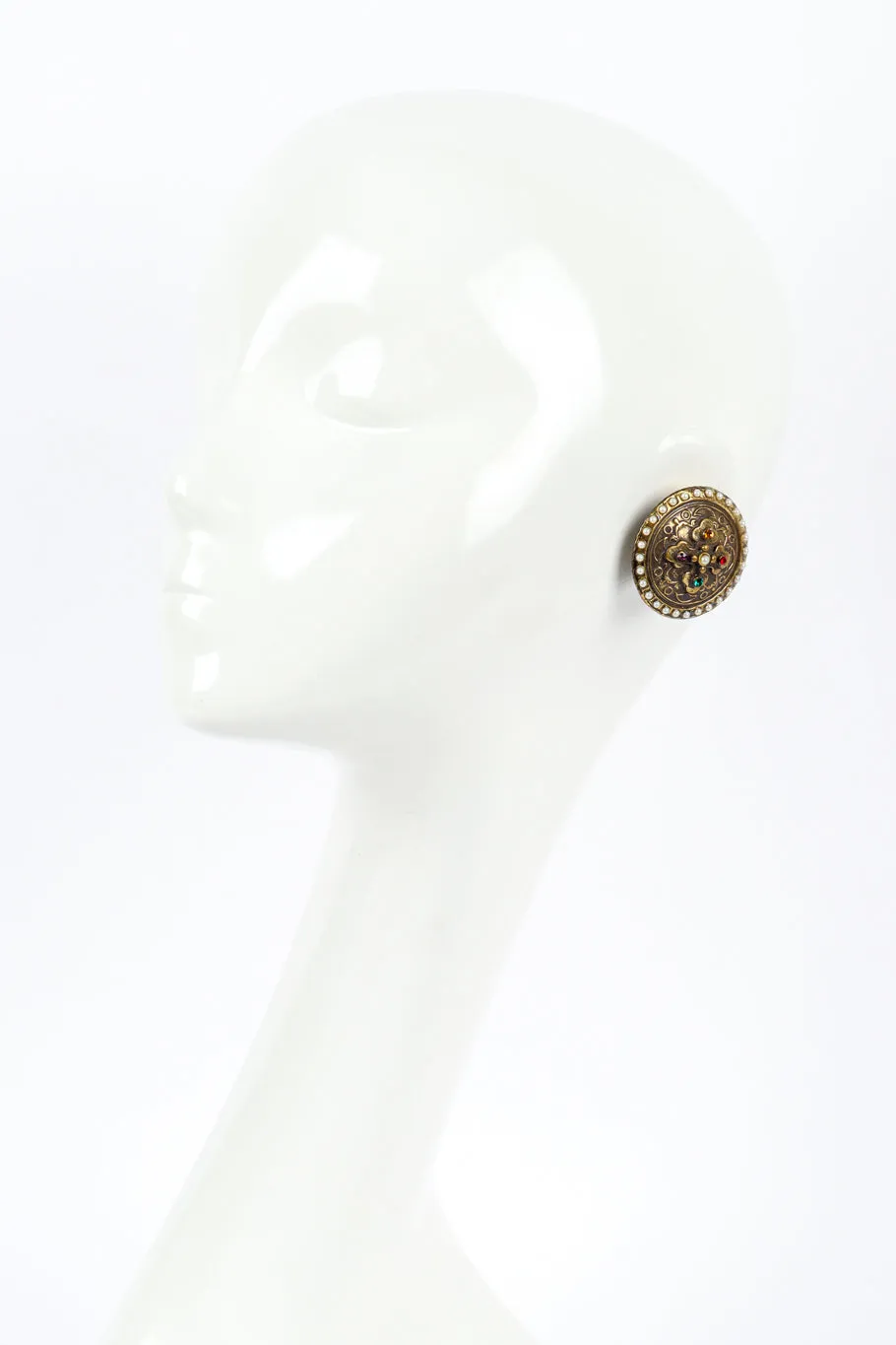 Medallion Necklace, Bracelet and Earring Set
