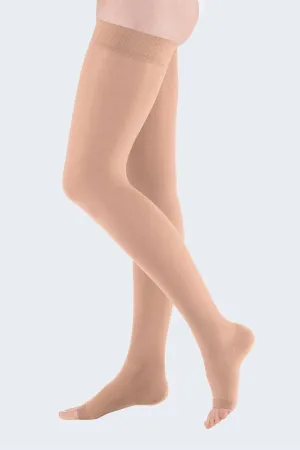 Medi Duomed Open-Toe Thigh High Compression Stockings