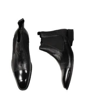 MEZLAN - Cap Toe Mixed Media Ankle Boot  - 9.5US