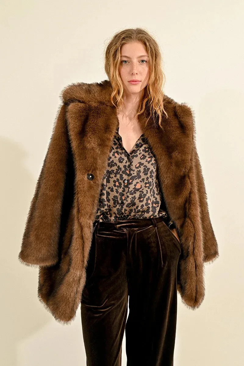 Monaco Faux Fur Jacket