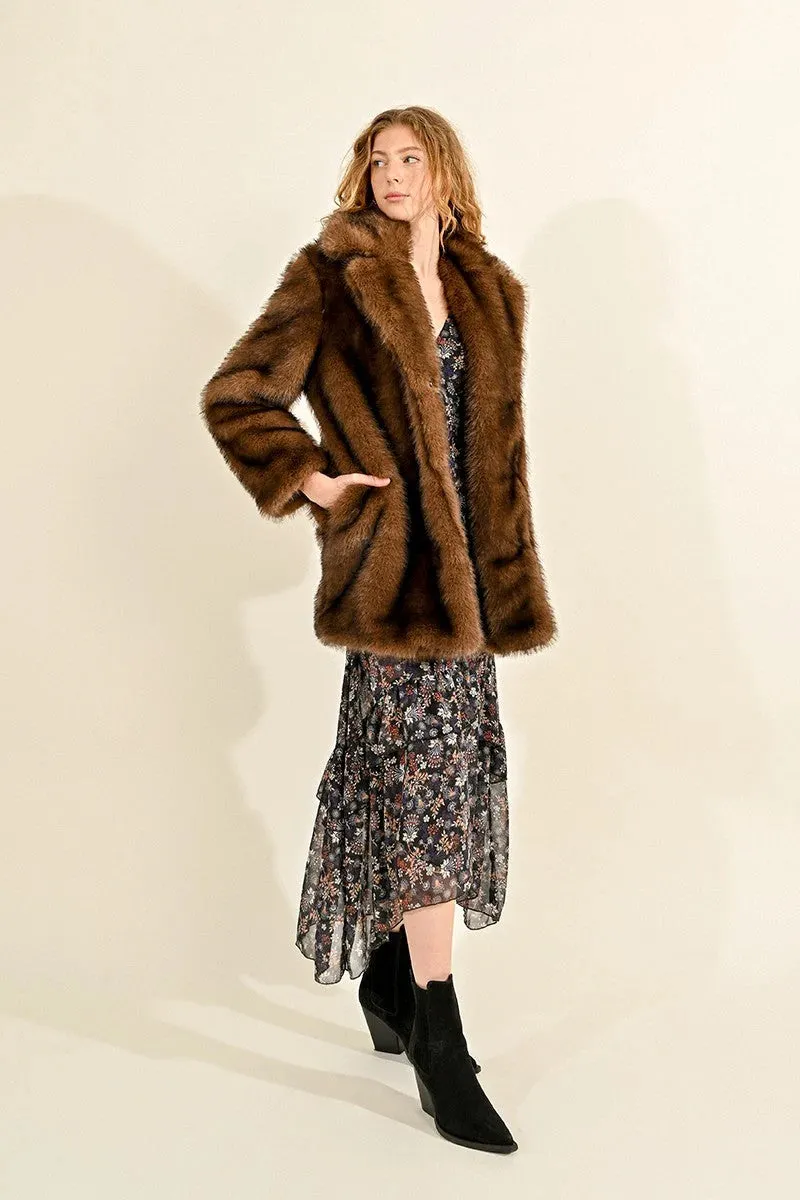 Monaco Faux Fur Jacket