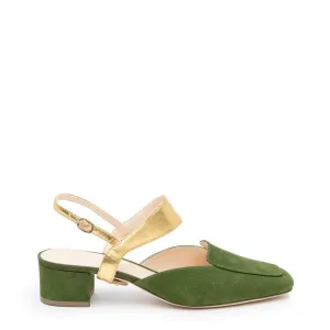 Moss Loafer   Gold Elsie Strap
