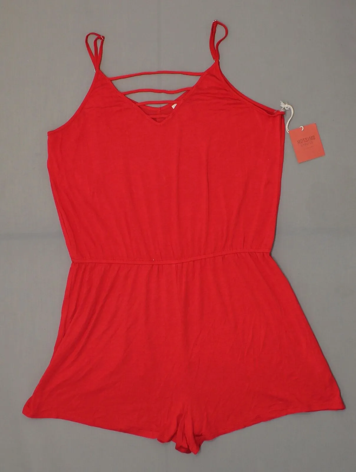 Mossimo Women's Sleeveless Strappy V-Neck Romper