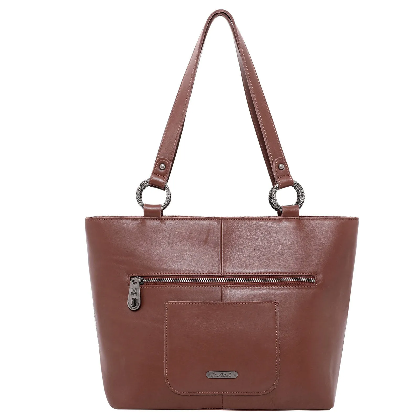 MWRG-8317  Montana West Real Leather Hair-On Cowhide Collection Tote