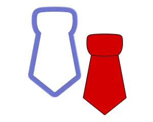Neck Tie Cookie Cutter