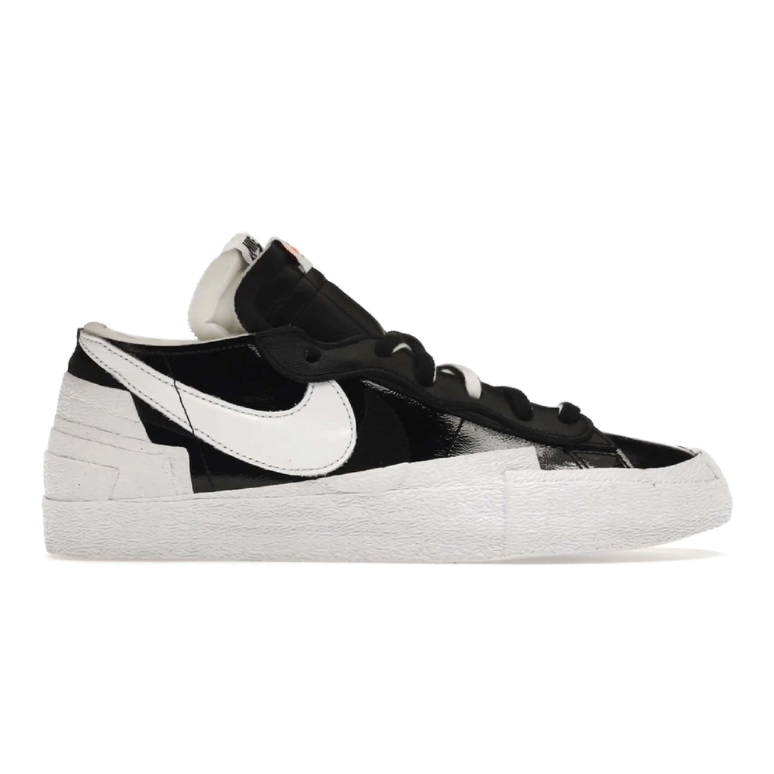 Nike x Sacai Blazer Low Black Patent Leather