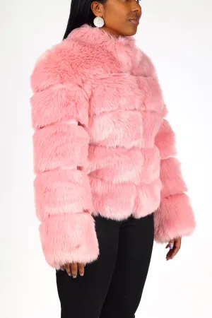 Nina Faux Fur | Pink