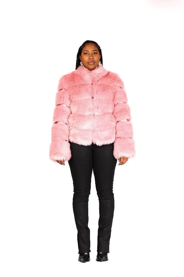 Nina Faux Fur | Pink