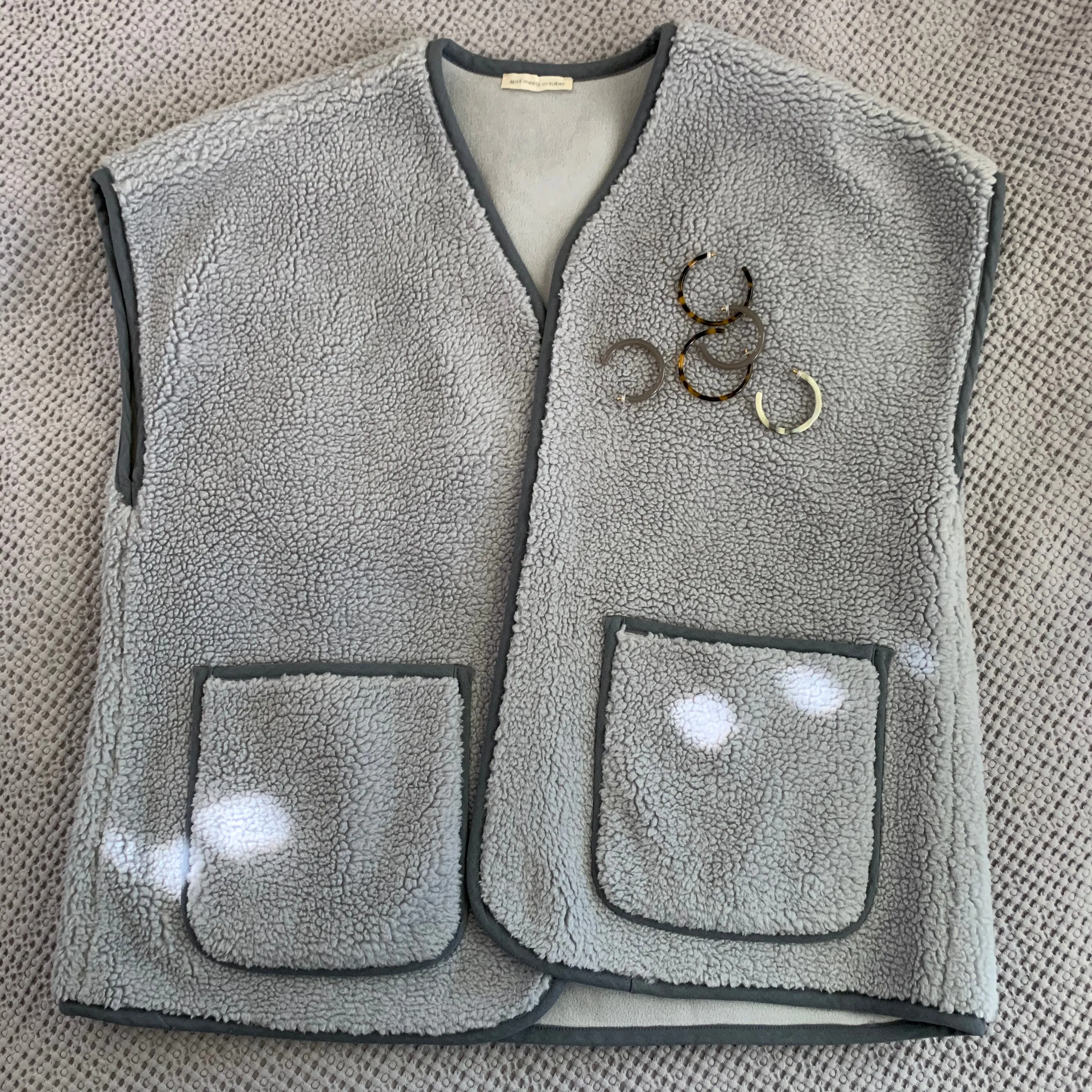 November Vest Blue Gray