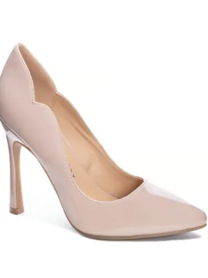 Nude Spice Patent Leather Pump