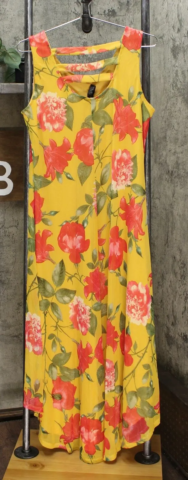 NWT Nina Leonard Womens Sleeveless Printed Power Mesh Dress. 690146 X-Small