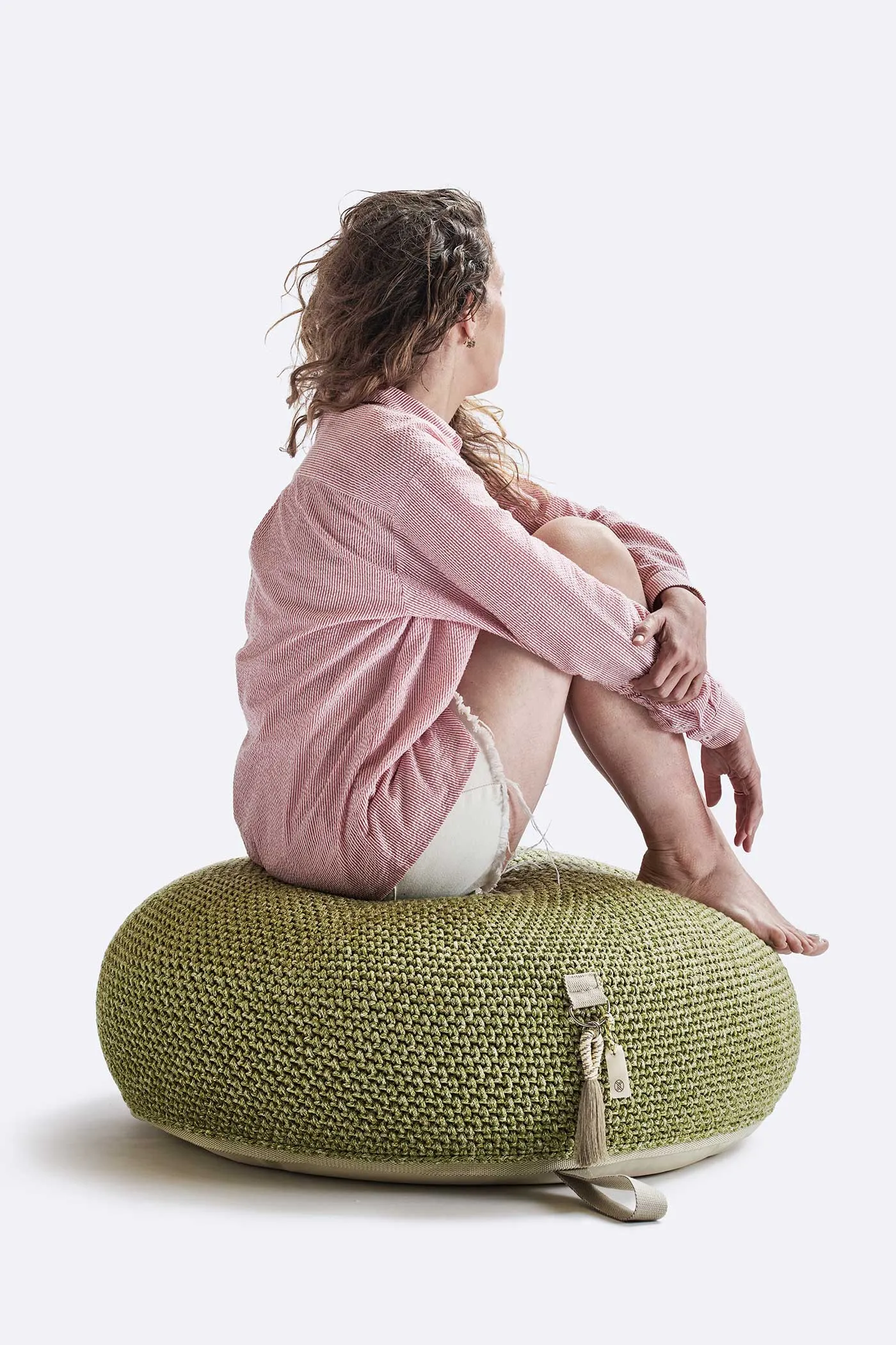 Outdoor Indoor Round Pouf