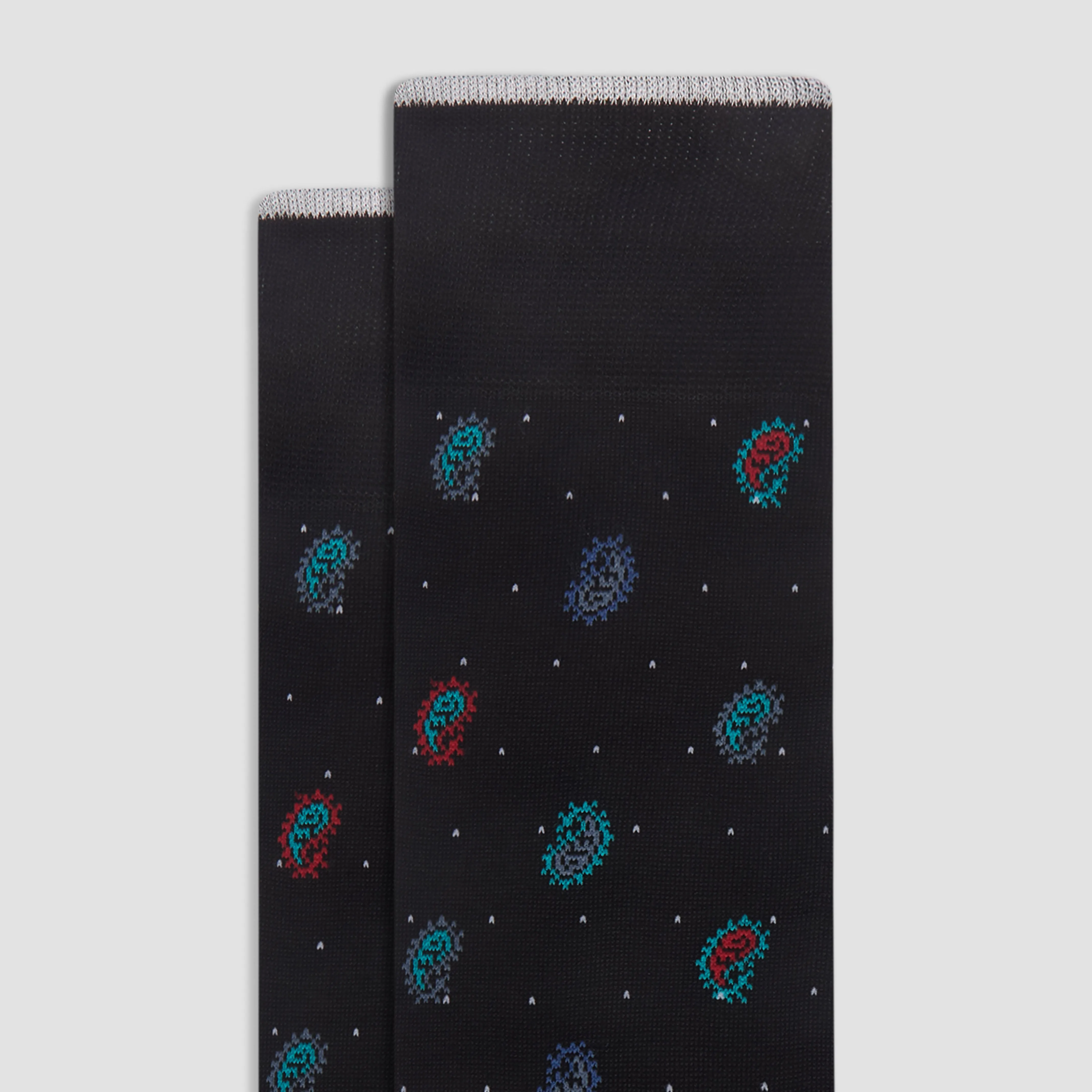 Paisley Mid-Calf Socks