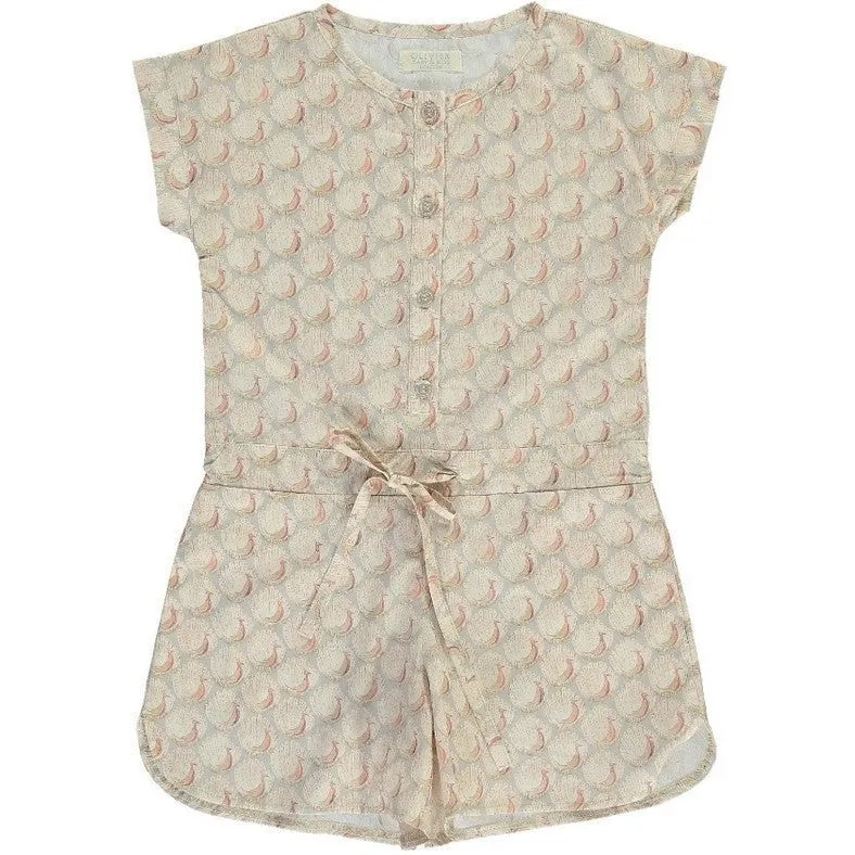 Peacocks Playsuit (Liberty of London)
