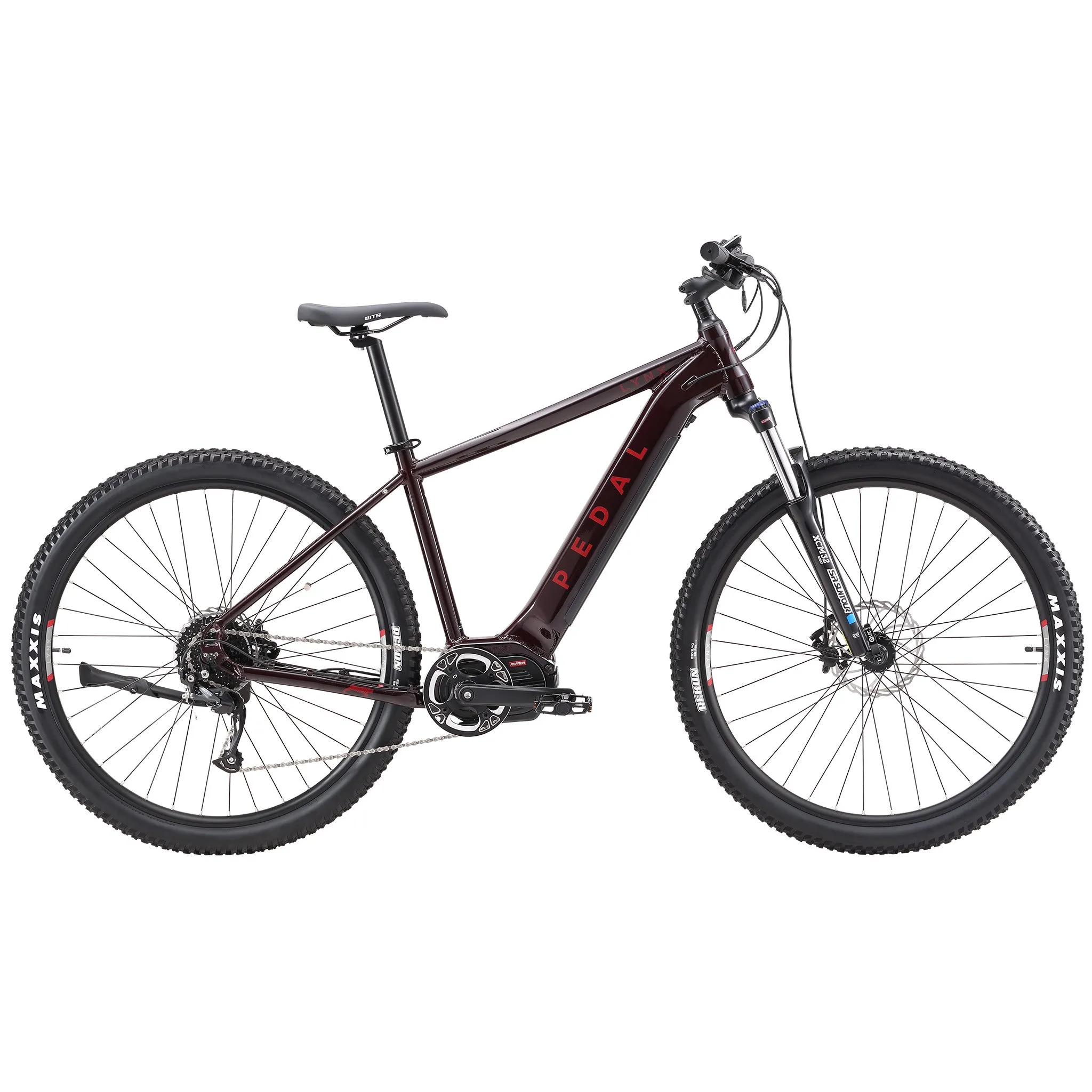 Pedal Lynx Electric Hardtail MTB 468Wh Battery Black