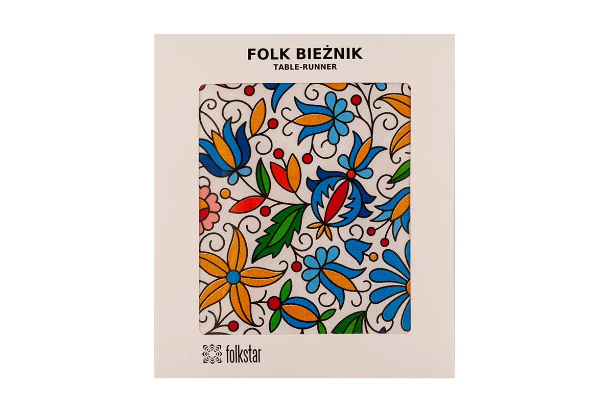 Polish Traditional Folk Art Table Runner (Kashubian)