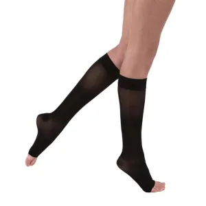 PR/1 JOBST ULTRASHEER WOMEN, KNEE HIGH, 30-40MMHG, SM, CLASSIC BLACK, OPEN TOE