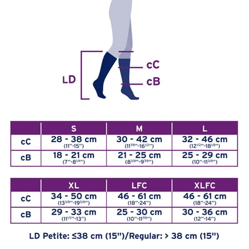 PR/1 JOBST ULTRASHEER WOMEN, KNEE HIGH, 30-40MMHG, SM, CLASSIC BLACK, OPEN TOE