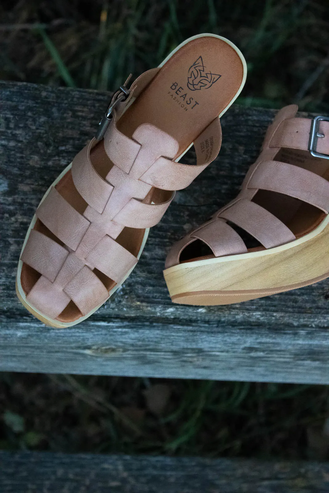 Presley Block Heel Slide